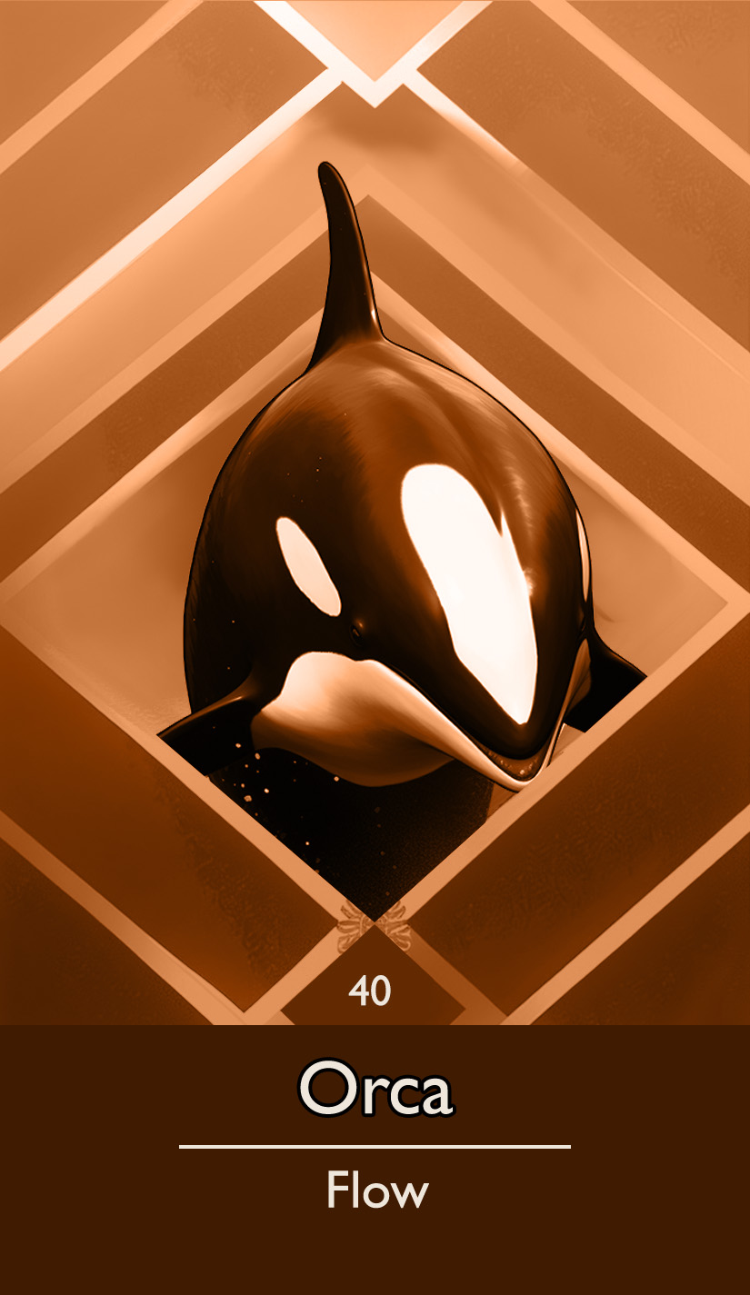 Orca oracle card